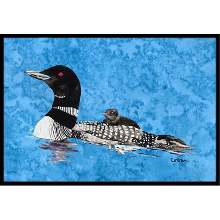 Carolines Treasures Loon Indoor Or Outdoor Mat - 18 x 27 in. CA79595